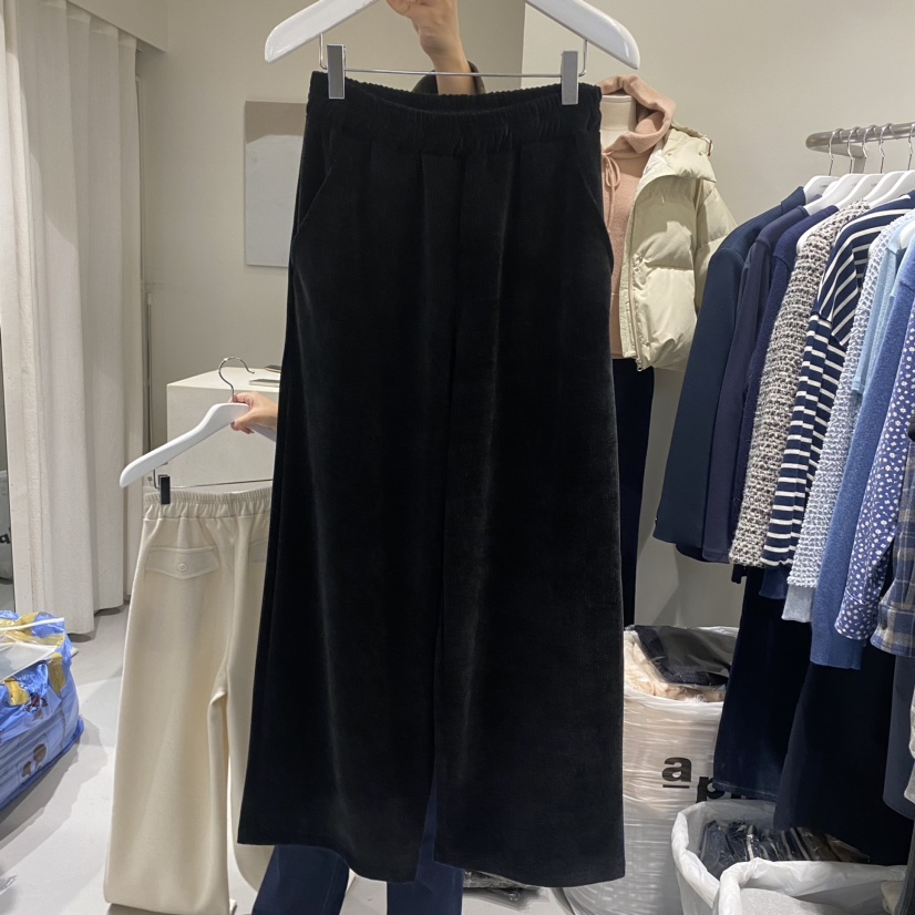 LORING RE-I/BARE韓國直郵東大門實拍女裝新款24秋冬休閑褲LORING RE-I/BARE休閑褲圖色2