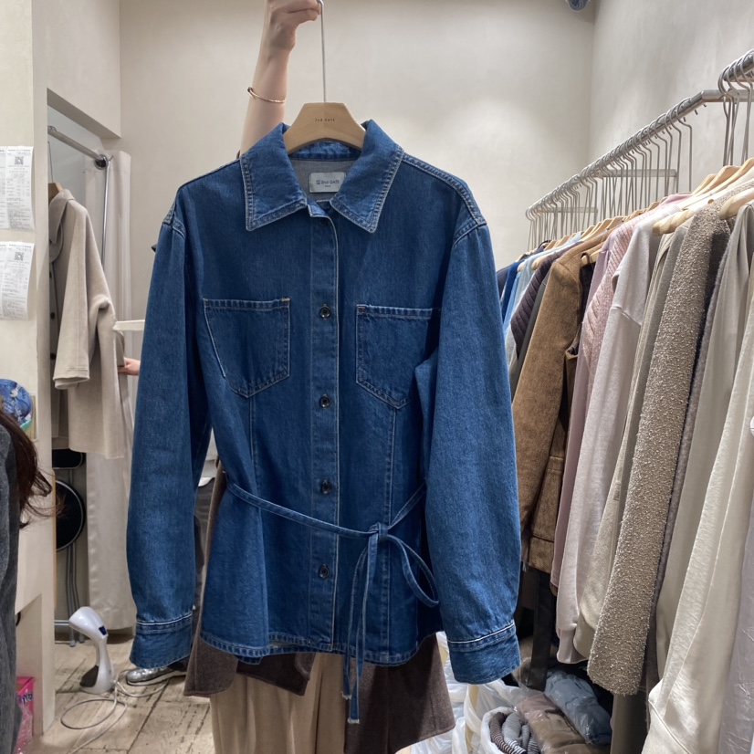 2nd GATE韓國直郵女裝新品人氣職業熱賣休閑真品夾克含腰帶2ND GATE夾克