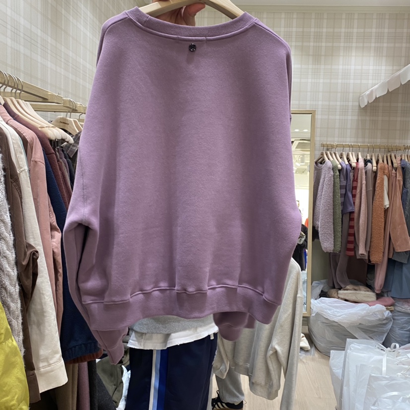 OURMOMENT韓國直郵女裝新品人氣熱賣時尚休閑職業真品24秋冬衛衣OURMOMENT衛衣