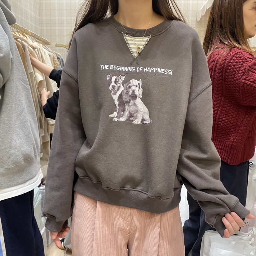 OURMOMENT韓國直郵女裝新品人氣熱賣時尚休閑職業真品24秋冬衛衣OURMOMENT衛衣圖色3