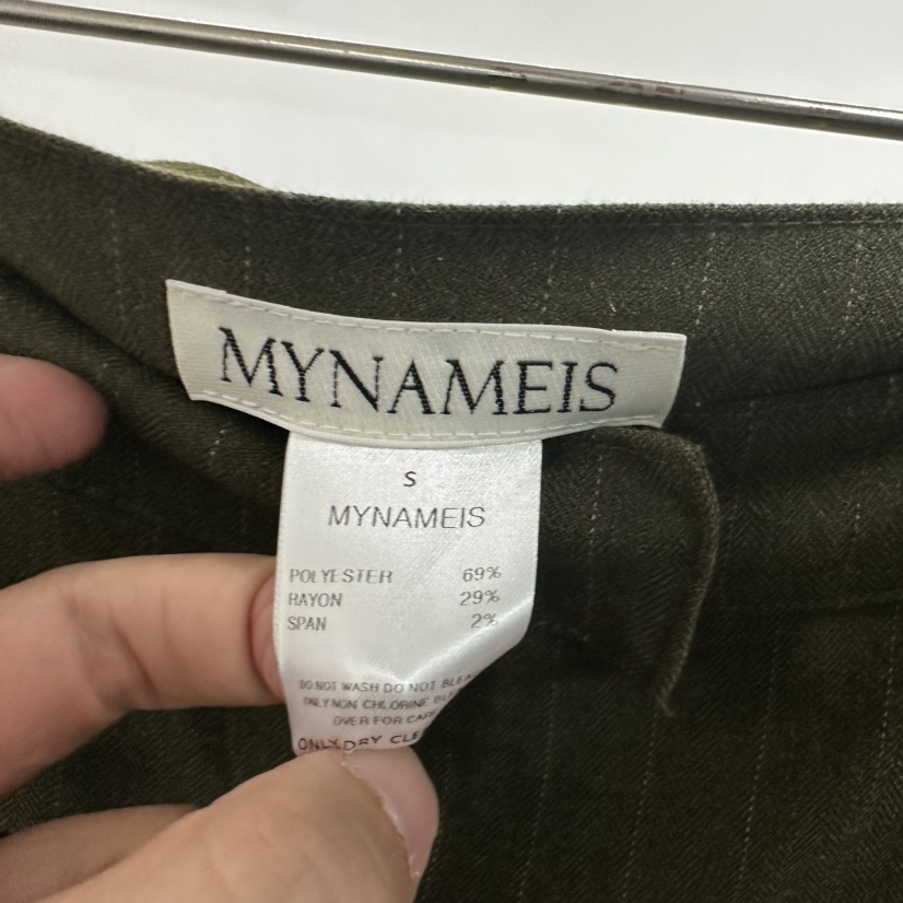 MYNAMEIS韓國直郵東大門代購女裝新款真品時尚24秋冬休閑褲MYNAMEIS休閑褲