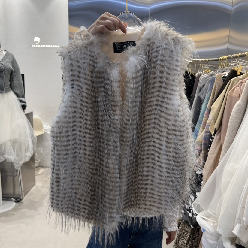 CHARLES THE SECOND/CHEAP-CHIC直郵韓國代購女裝新品24秋冬馬甲CHARLES THE SECOND/CHEAP-CHIC馬甲圖色2