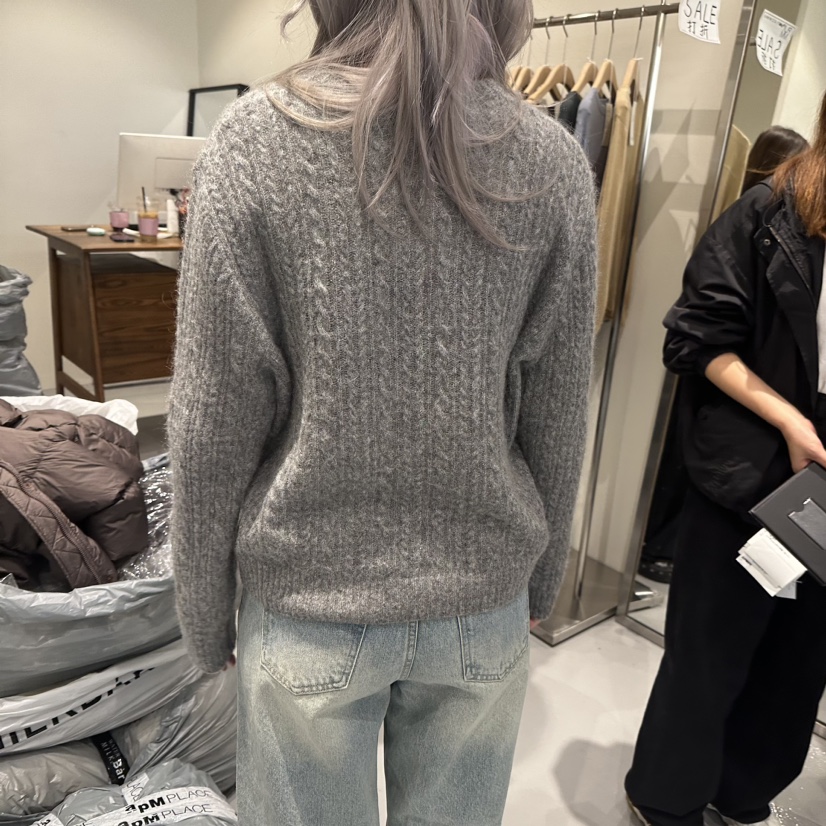 PLAMM韓國直郵女裝新品熱賣休閑推薦真品24秋冬人氣針織衫PLAMM針織衫
