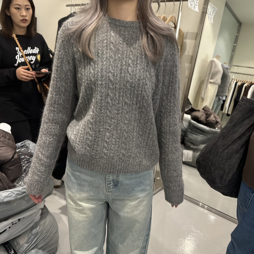 PLAMM韓國直郵女裝新品熱賣休閑推薦真品24秋冬人氣針織衫PLAMM針織衫圖色2