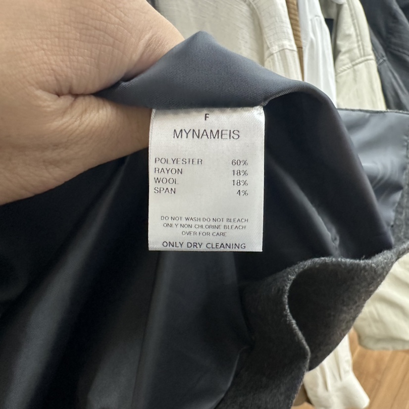 MYNAMEIS直郵韓國代購女裝新款職業人氣24秋冬襯衫蕾絲衫MYNAMEIS襯衫/蕾絲衫