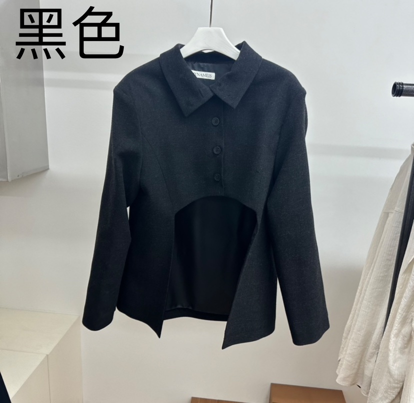 MYNAMEIS直郵韓國代購女裝新款職業人氣24秋冬襯衫蕾絲衫MYNAMEIS襯衫/蕾絲衫圖色2