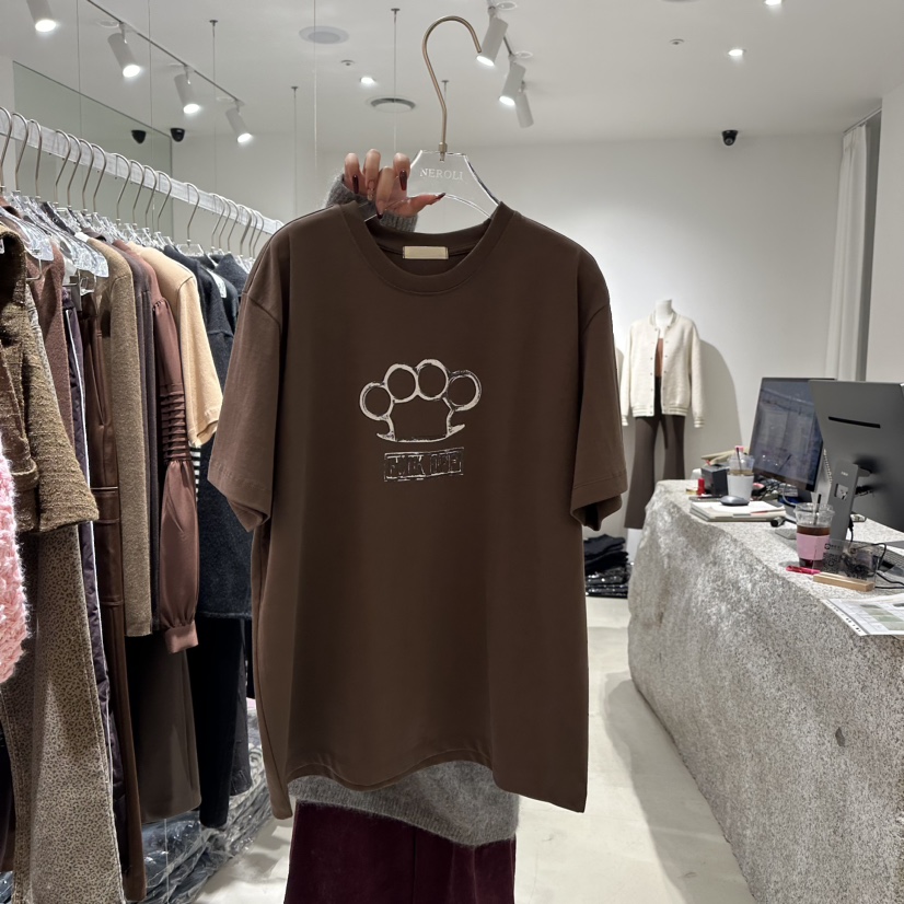 NEROLI 36韓國直郵東大門實拍女裝新款時尚24秋冬職業T恤NEROLI 36T恤圖色2