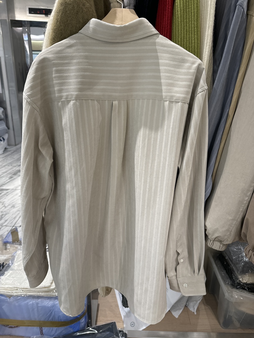 MONIQUE韓國直郵女裝新品真品休閑推薦熱賣襯衫蕾絲衫人字紋MONIQUE襯衫/蕾絲衫