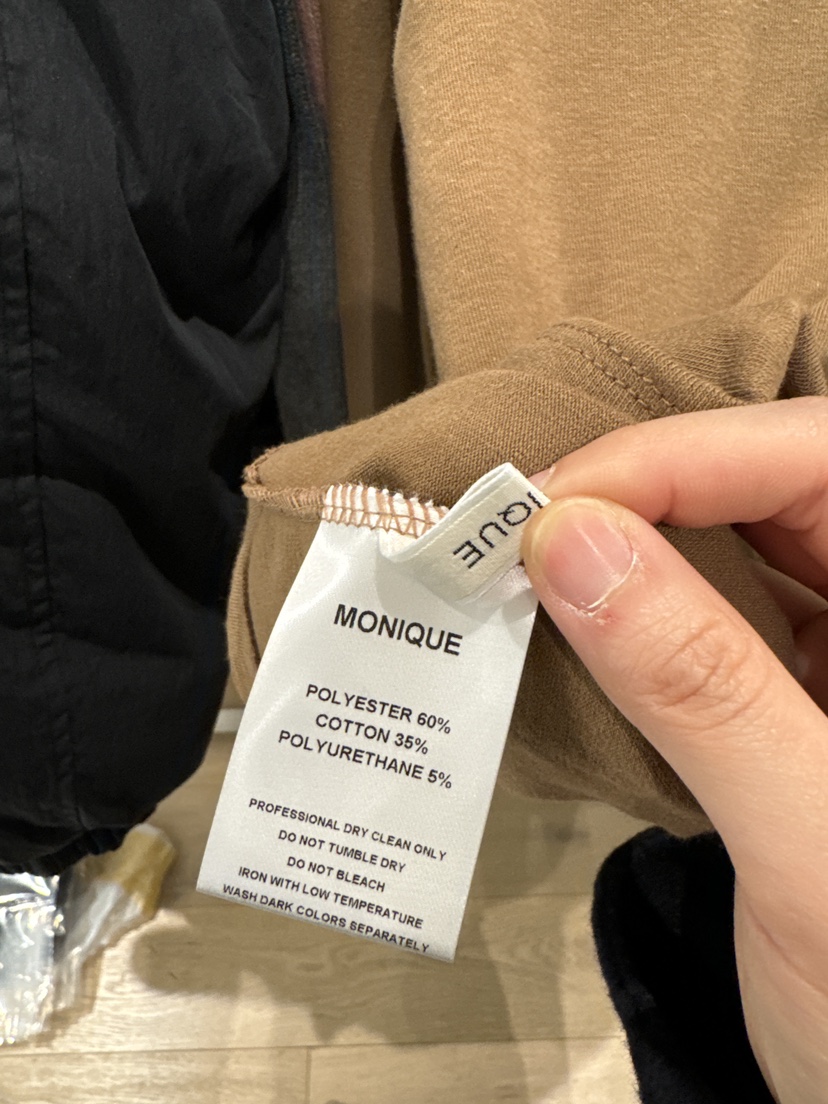MONIQUE直郵韓國代購女裝新品真品職業推薦人氣熱賣長袖T恤MONIQUE長袖T恤