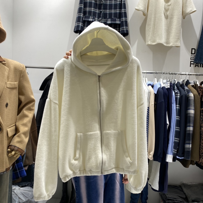 ZIPPER韓國直郵東大門代購女裝新品時尚休閑職業熱賣衛衣拉鏈ZIPPER衛衣