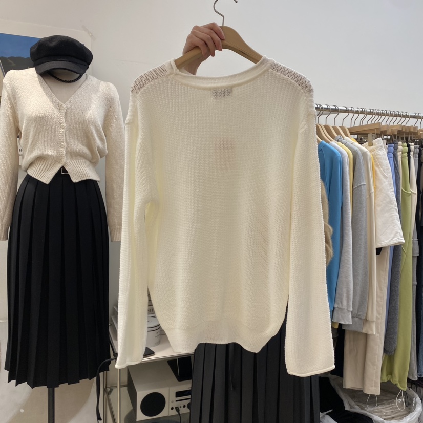 LENUE直郵韓國代購女裝新品人氣24秋冬時尚推薦休閑針織衫LENUE針織衫