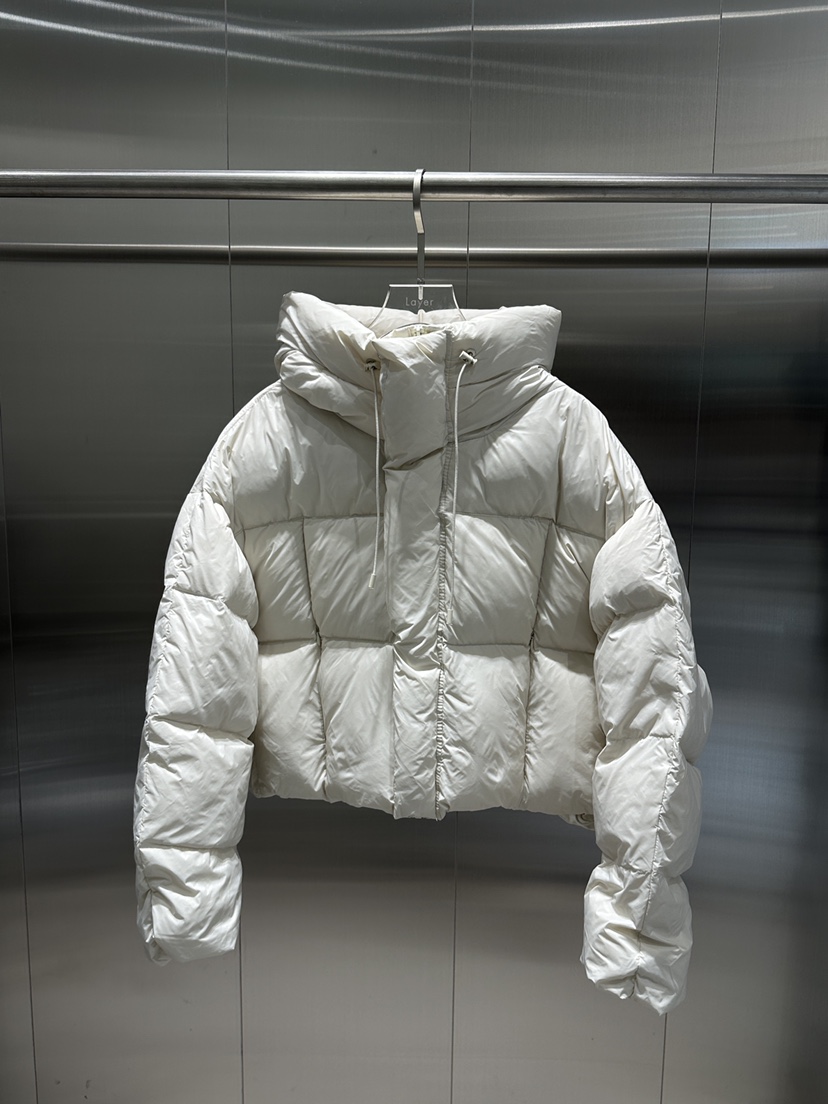 LAYER韓國直郵東大門實拍女裝新品人氣短款棉服短款連帽鴨絨NOFYBE短款棉服圖色2