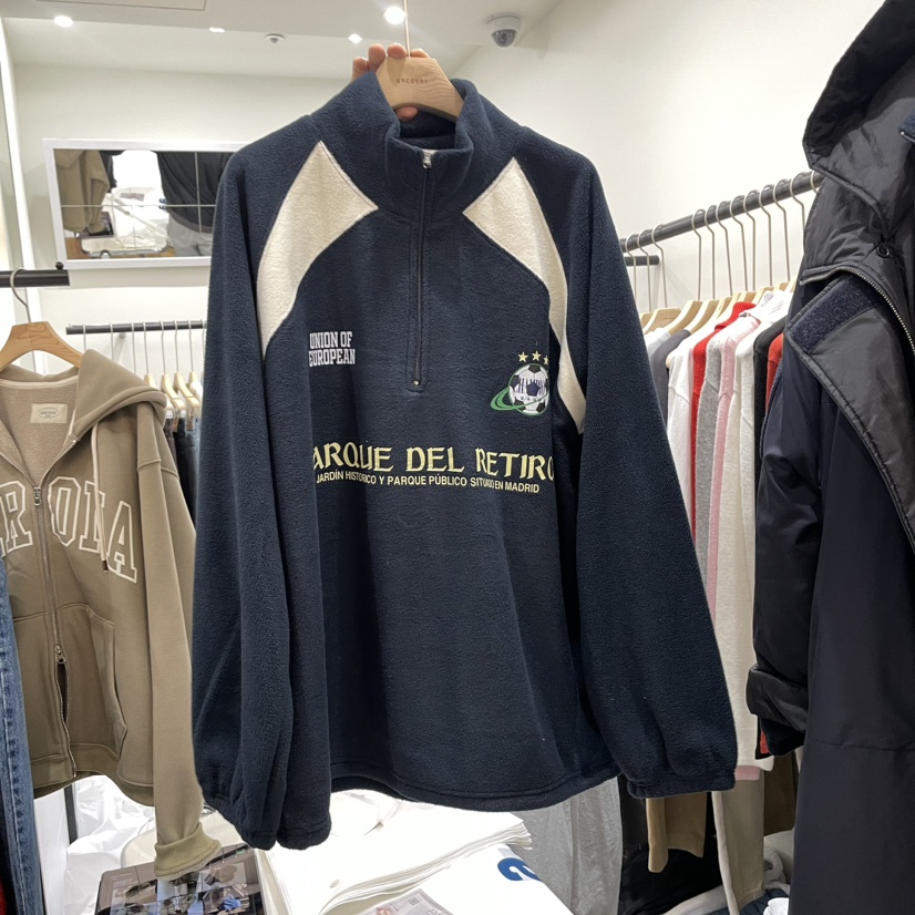 UNCOVER韓國直郵東大門實拍女裝新款職業熱賣休閑真品衛衣絨UNCOVER衛衣圖色2