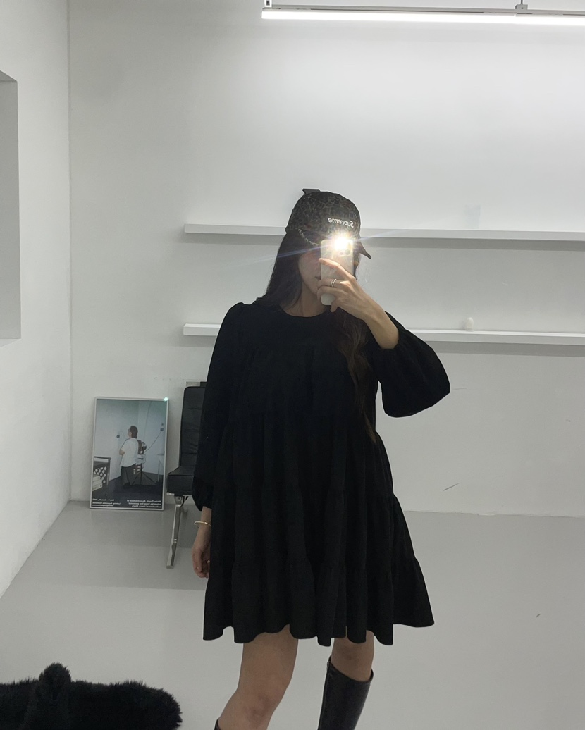 A.SOLE直郵韓國代購女裝新款熱賣人氣職業休閑連衣裙絨面革A.SOLE連衣裙圖色2