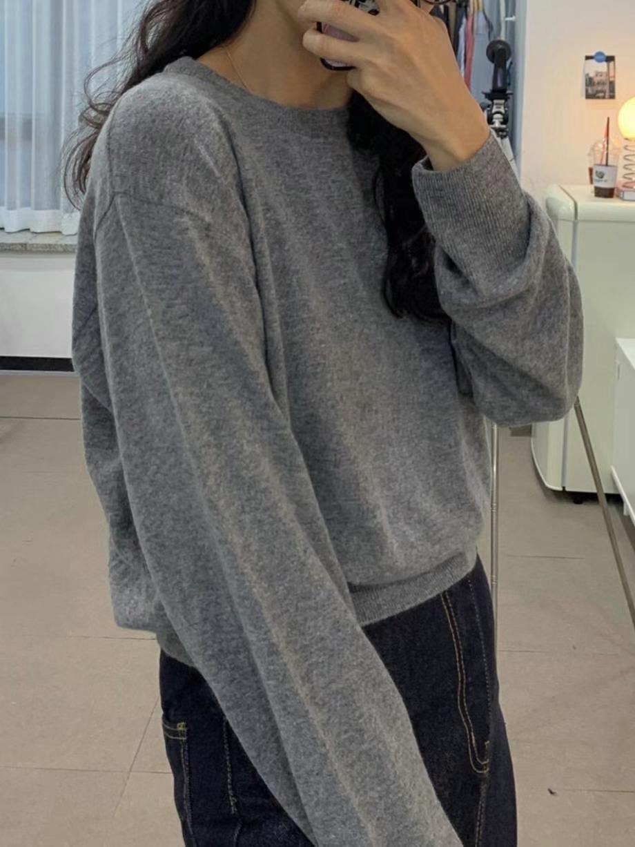 ONEMORETHING直郵韓國代購女裝新品休閑熱賣職業真品針織衫ONEMORETHING針織衫