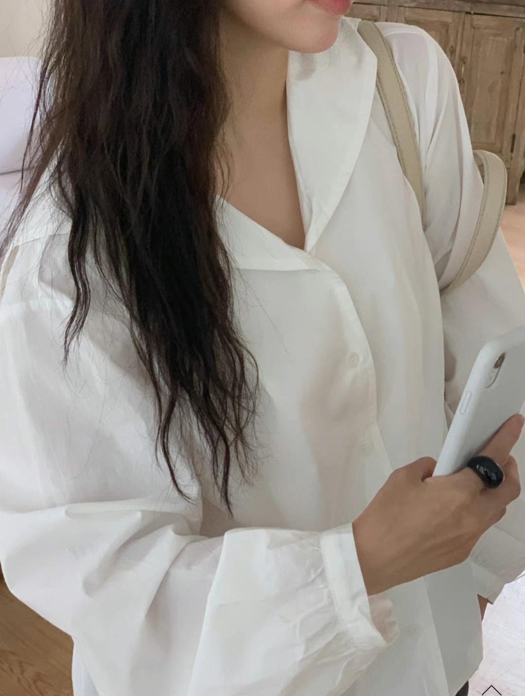 ONEMORETHING直郵韓國代購女裝新款休閑時尚推薦襯衫蕾絲衫ONEMORETHING襯衫/蕾絲衫