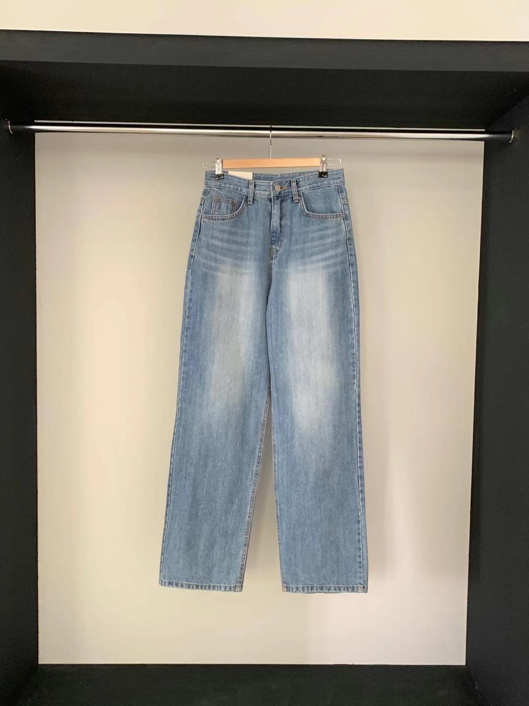 ONEMORETHING韓國直郵東大門實拍女裝新品推薦牛仔褲水洗牛仔布ONEMORETHING牛仔褲