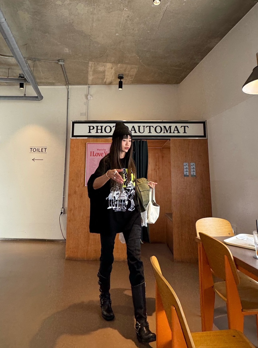 ABBEYLEE韓國直郵女裝新品推薦休閑24秋冬人氣時尚真品T恤ABBEYLEET恤