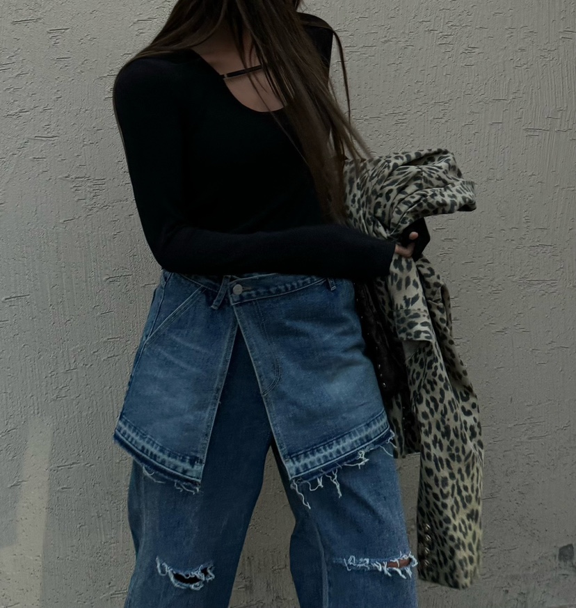 ABBEYLEE韓國直郵東大門代購女裝新品時尚真品職業24秋冬長袖T恤ABBEYLEE長袖T恤