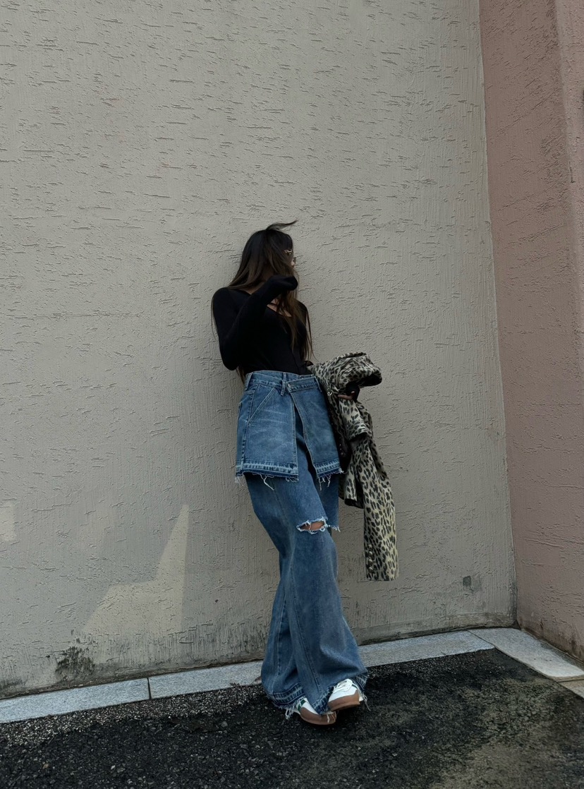 ABBEYLEE韓國直郵東大門代購女裝新品時尚真品職業24秋冬長袖T恤ABBEYLEE長袖T恤