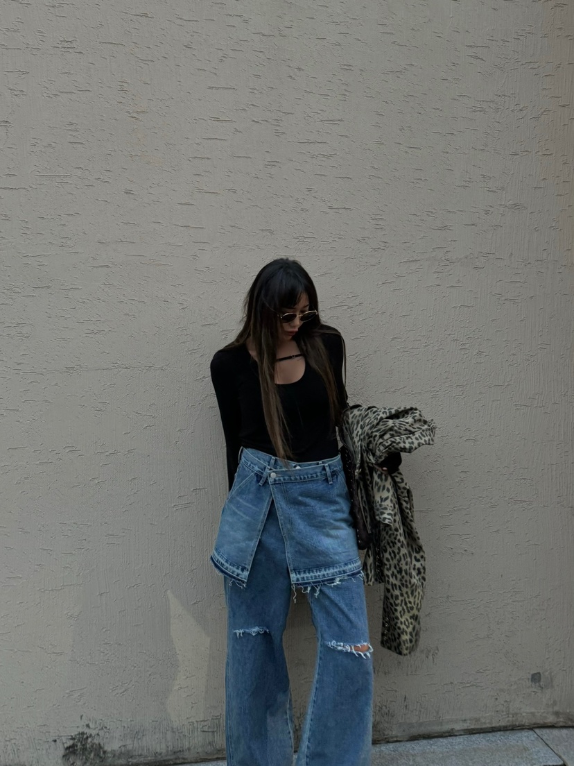 ABBEYLEE韓國直郵東大門代購女裝新品時尚真品職業24秋冬長袖T恤ABBEYLEE長袖T恤