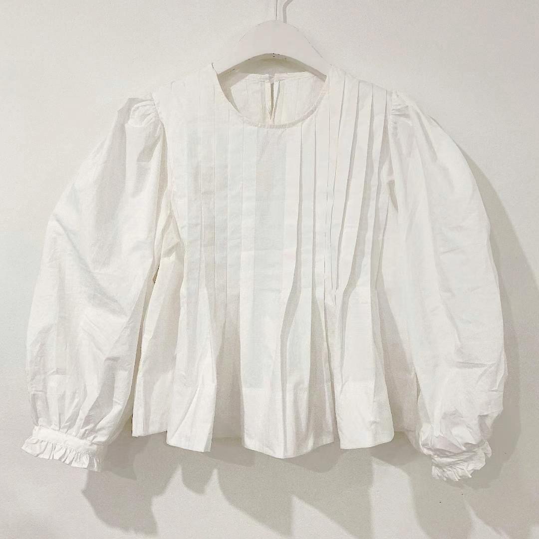 WHITE韓國直郵女裝新品推薦人氣24秋冬時尚熱賣襯衫蕾絲衫WHITE襯衫/蕾絲衫