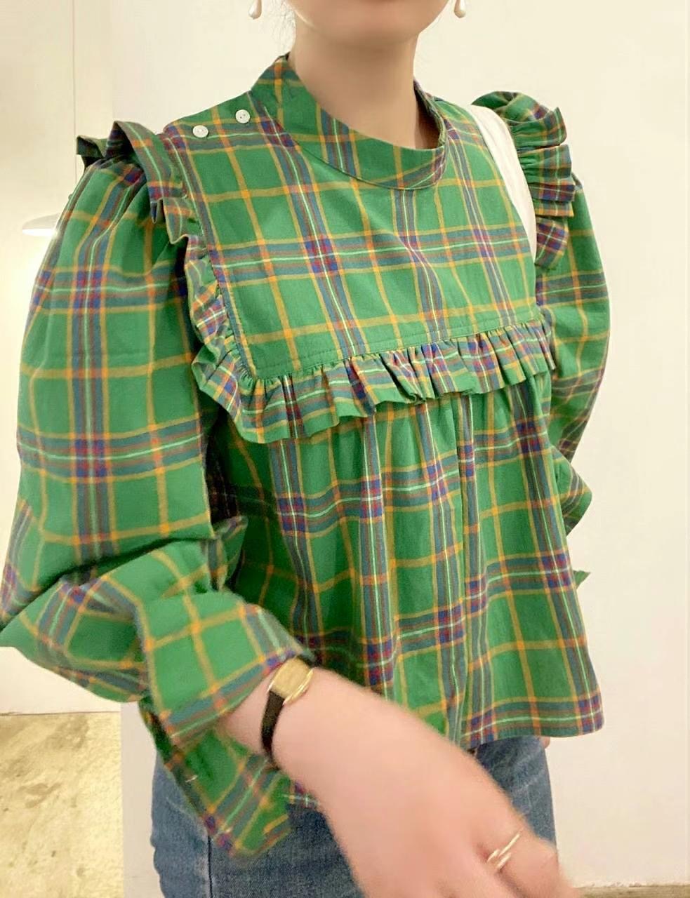 WHITE韓國直郵東大門實拍女裝新品時尚職業推薦熱賣襯衫蕾絲衫WHITE襯衫/蕾絲衫