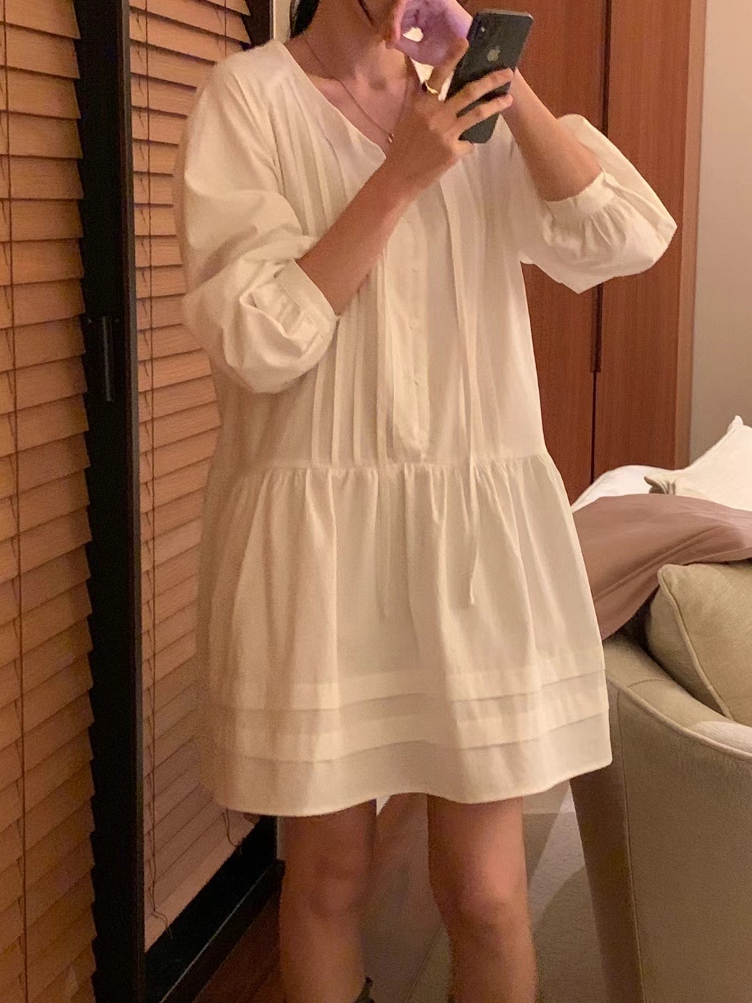 UN.TOY-언토이-T韓國直郵東大門實拍女裝新品24秋冬連衣裙UN.TOY連衣裙