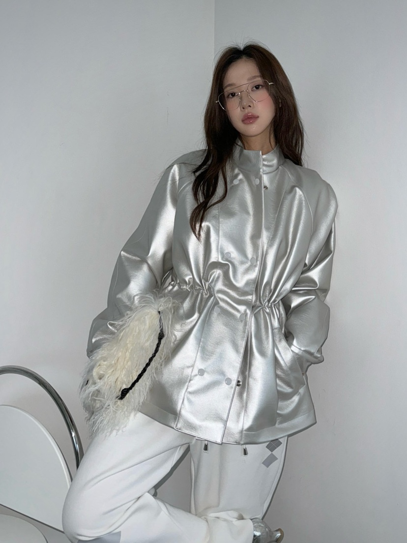 INSSENSE-A韓國直郵東大門代購女裝新品真品職業推薦皮衣皮革INSSENSE-A皮衣