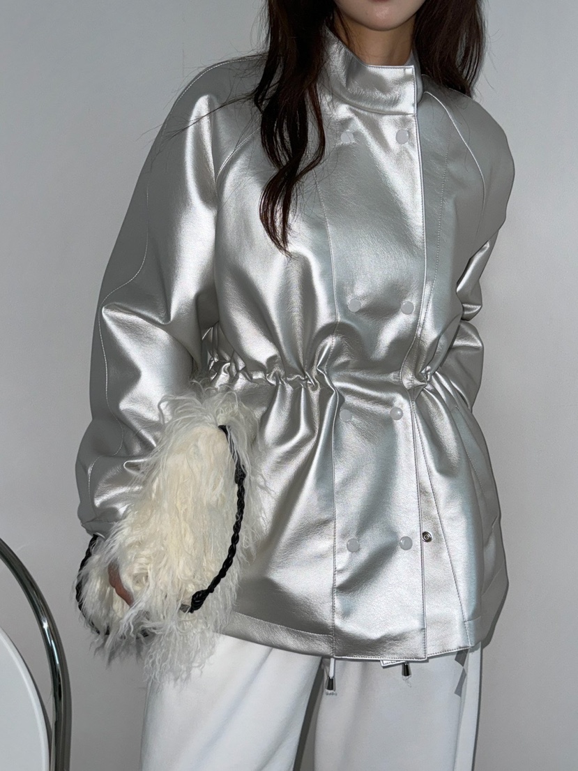 INSSENSE-A韓國直郵東大門代購女裝新品真品職業推薦皮衣皮革INSSENSE-A皮衣