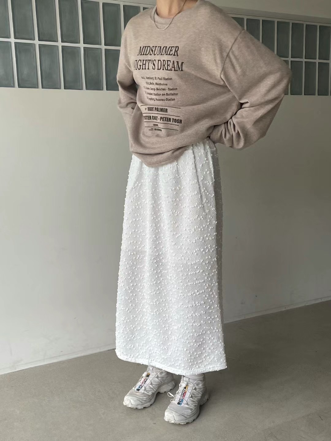 URBANEMOOD直郵韓國代購女裝新款熱賣推薦休閑職業時尚長裙URBANEMOOD長裙