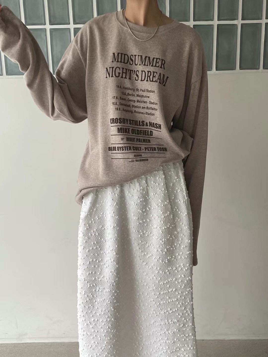 URBANEMOOD韓國直郵女裝新款真品休閑推薦熱賣人氣時尚長袖T恤URBANEMOOD長袖T恤