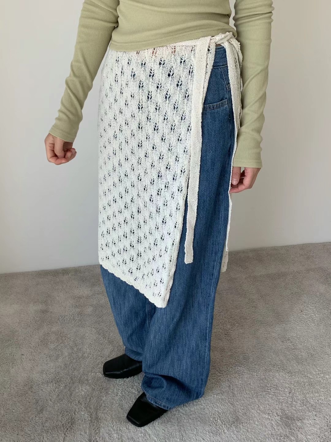 URBANEMOOD韓國直郵東大門代購女裝新款24秋冬半身裙中短裙URBANEMOOD半身裙/中短裙