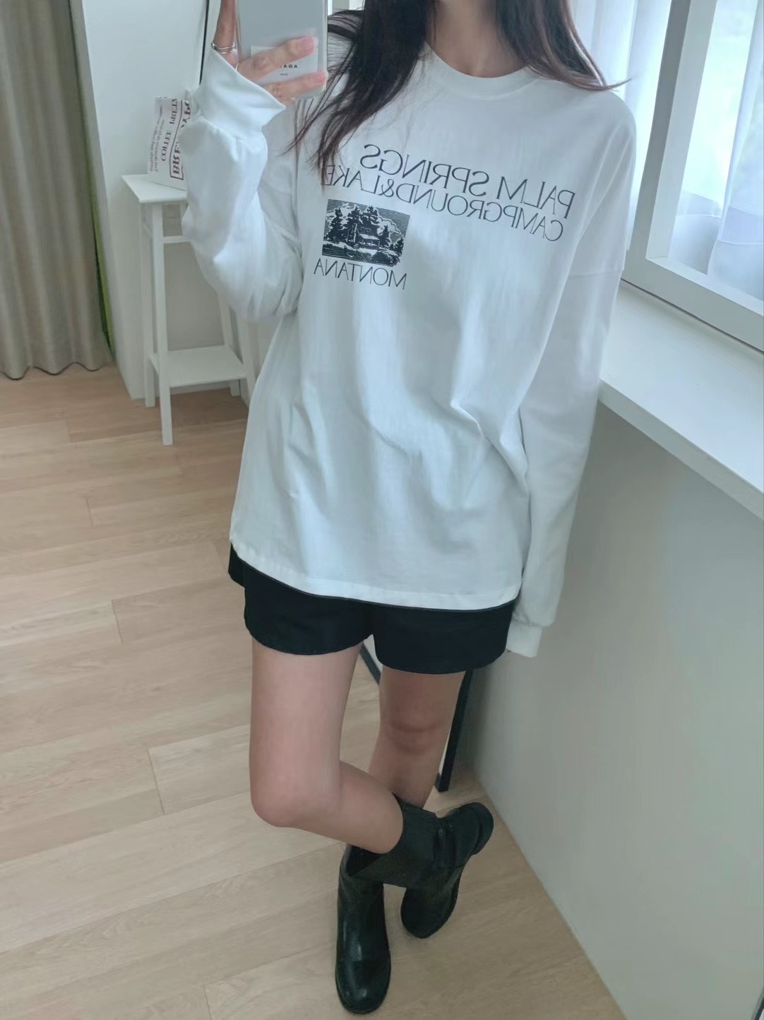 AGATHE直郵韓國代購女裝新品時尚休閑人氣24秋冬推薦長袖T恤AGATHE長袖T恤圖色3