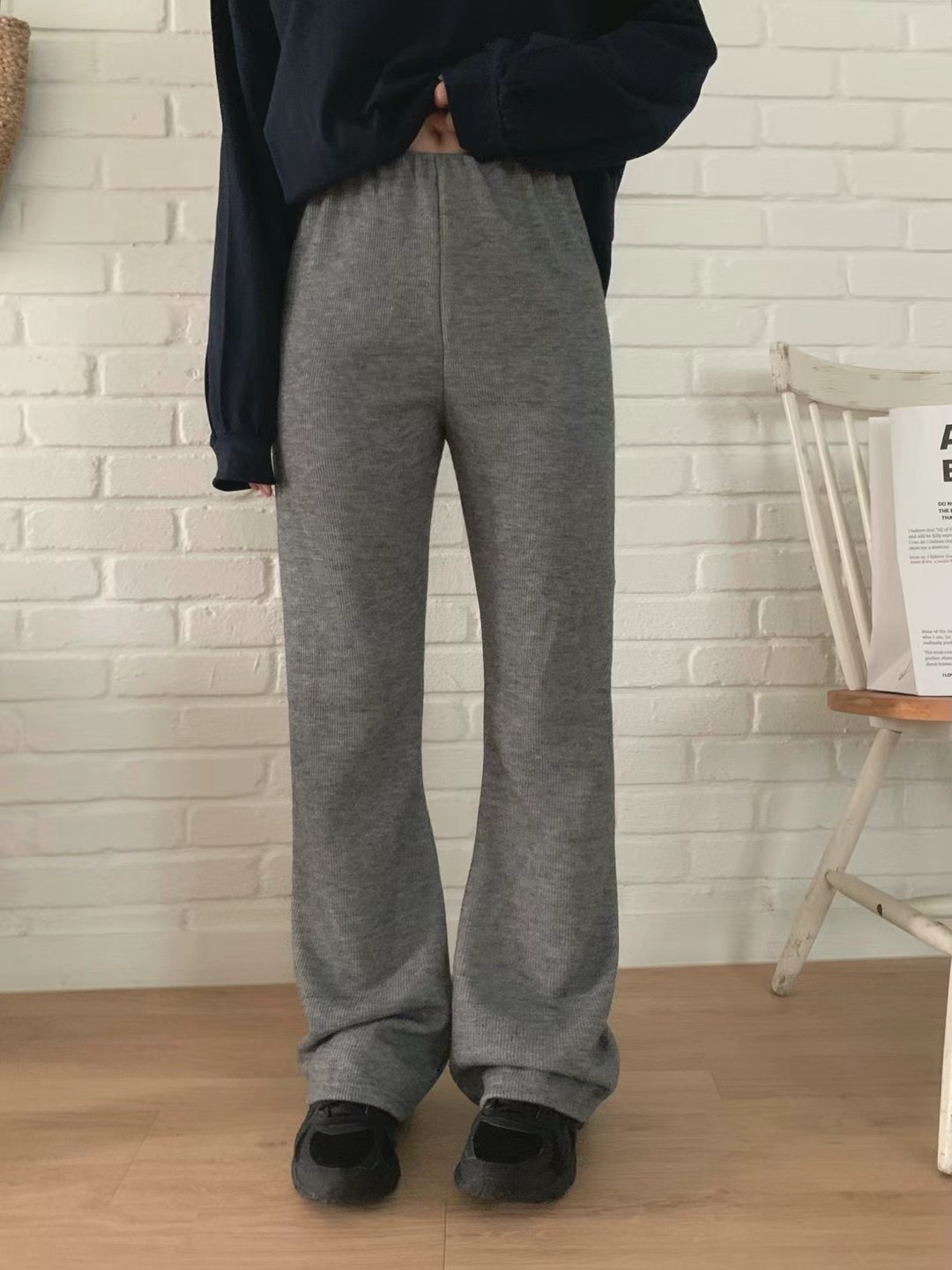 AGATHE直郵韓國代購女裝新品職業真品時尚休閑熱賣24秋冬休閑褲AGATHE休閑褲圖色2