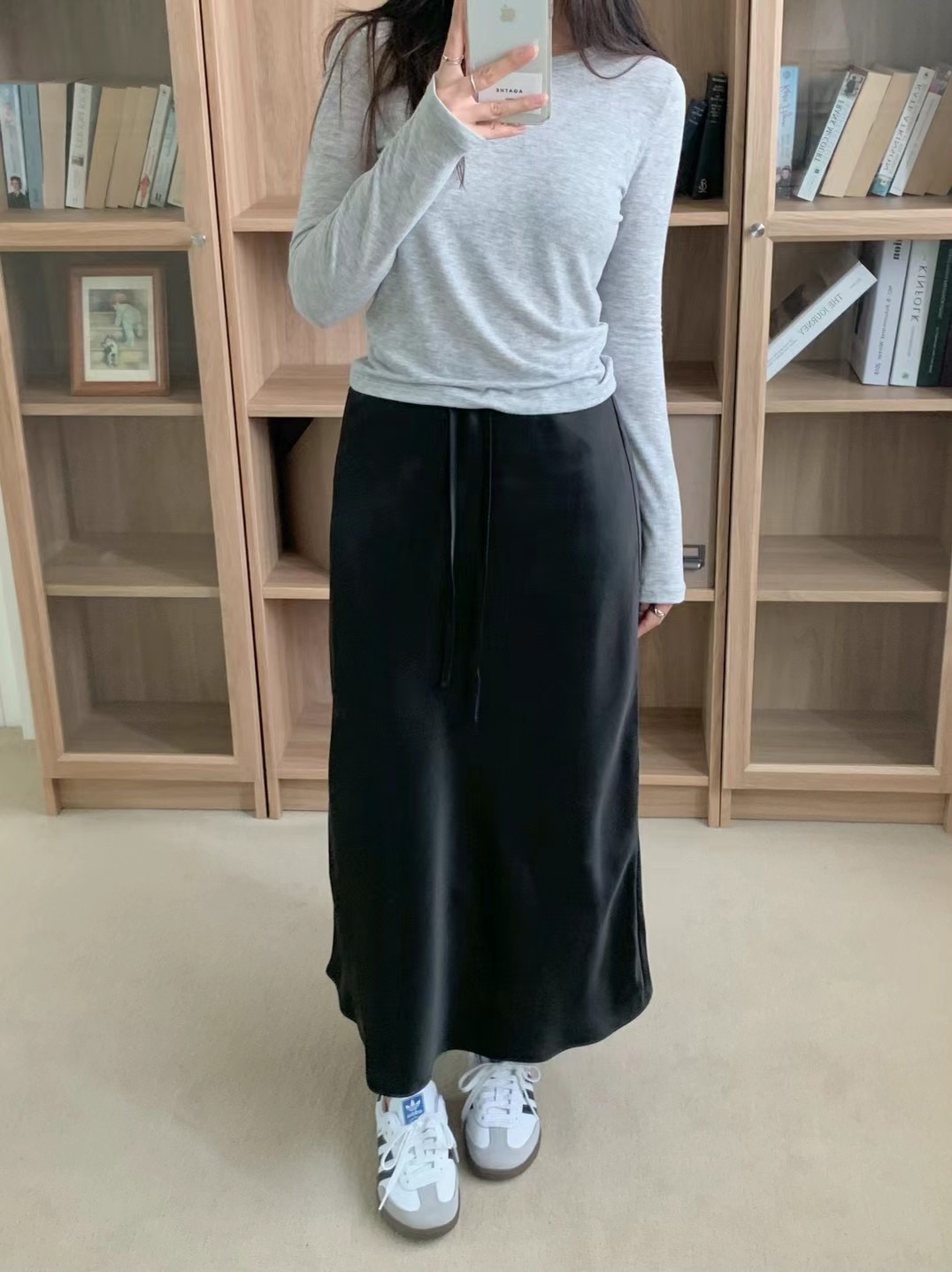 AGATHE韓國直郵東大門實拍女裝新款熱賣人氣時尚休閑真品長裙AGATHE長裙