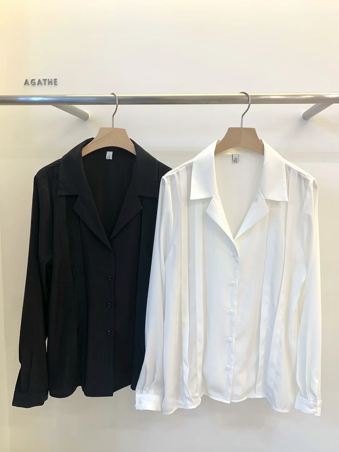AGATHE韓國直郵東大門代購女裝新款真品熱賣職業襯衫蕾絲衫AGATHE襯衫/蕾絲衫