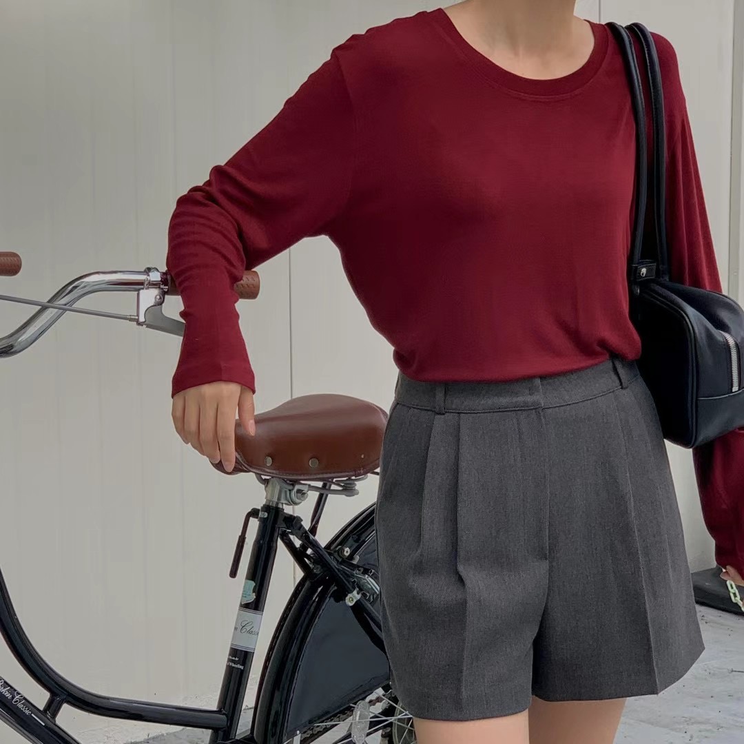 BREEZE-OT韓國直郵女裝新品推薦24秋冬人氣真品熱賣長袖T恤BREEZE-OT長袖T恤