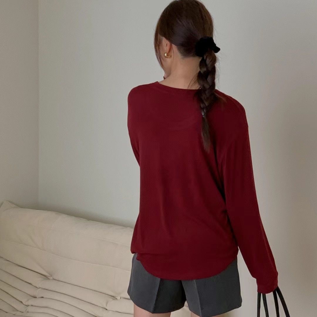 BREEZE-OT韓國直郵女裝新品推薦24秋冬人氣真品熱賣長袖T恤BREEZE-OT長袖T恤
