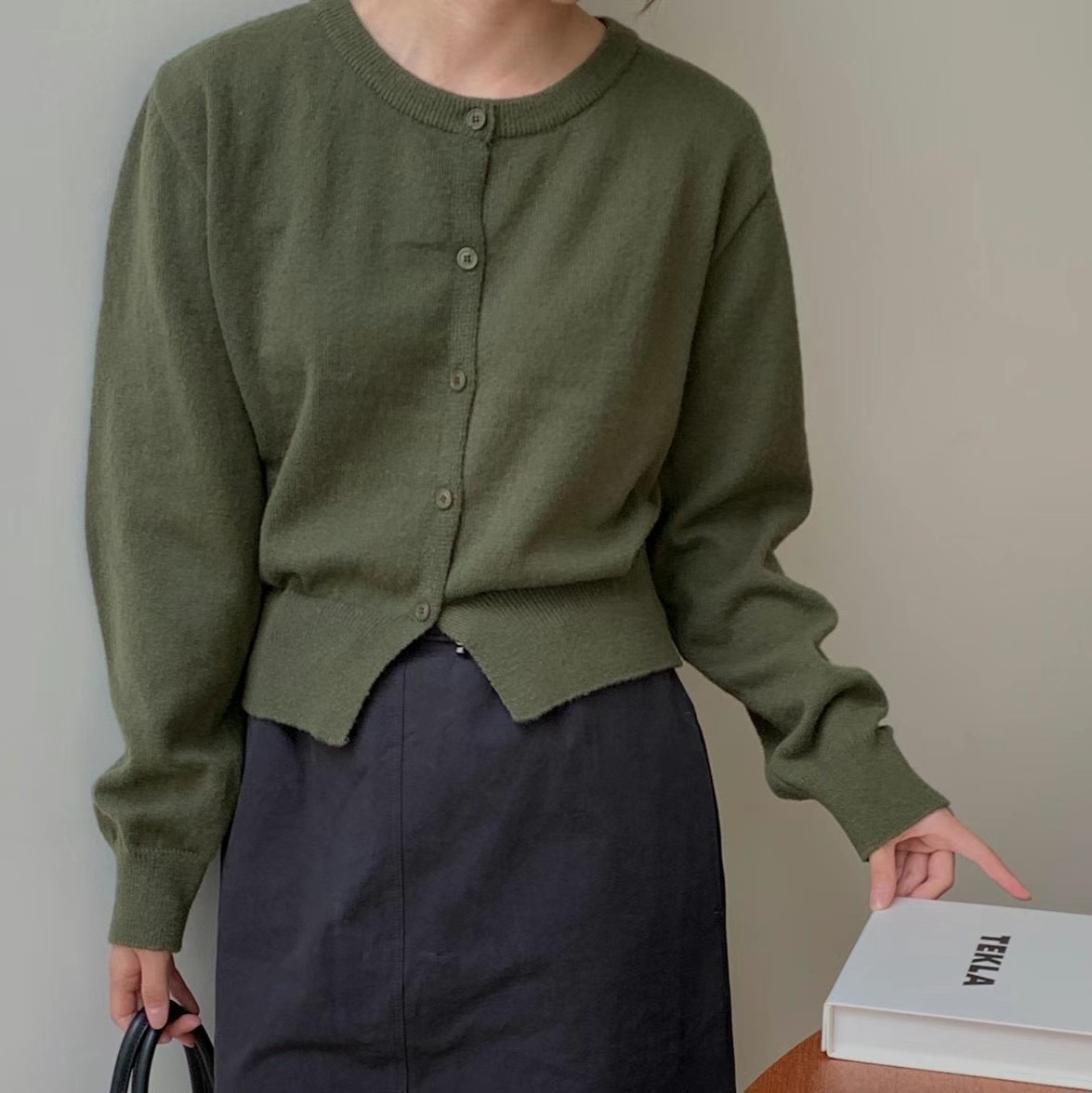 BREEZE-OT直郵韓國代購女裝新款真品人氣休閑職業針織衫開衫BREEZE-OT針織衫圖色4