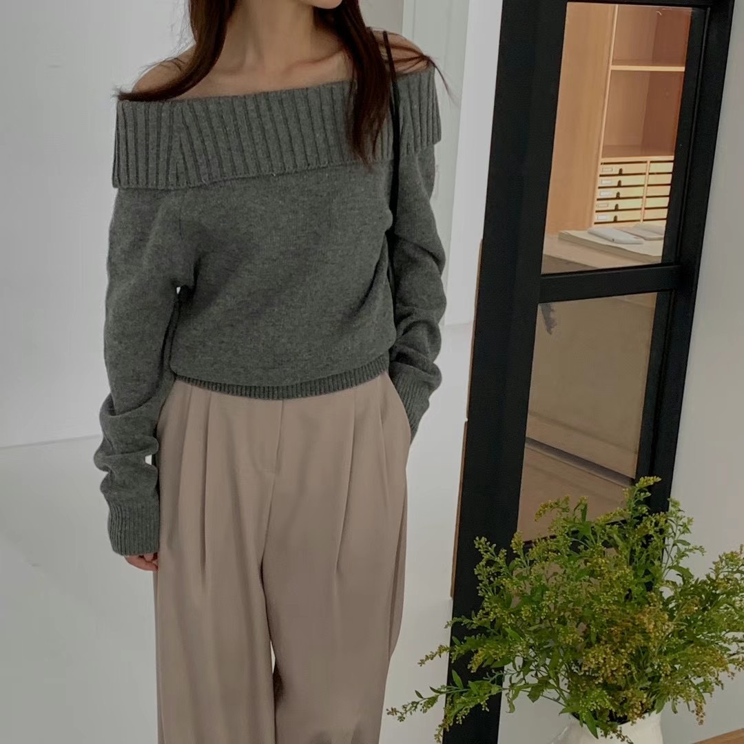 BREEZE-OT韓國直郵東大門代購女裝新款休閑24秋冬真品毛衣BREEZE-OT毛衣