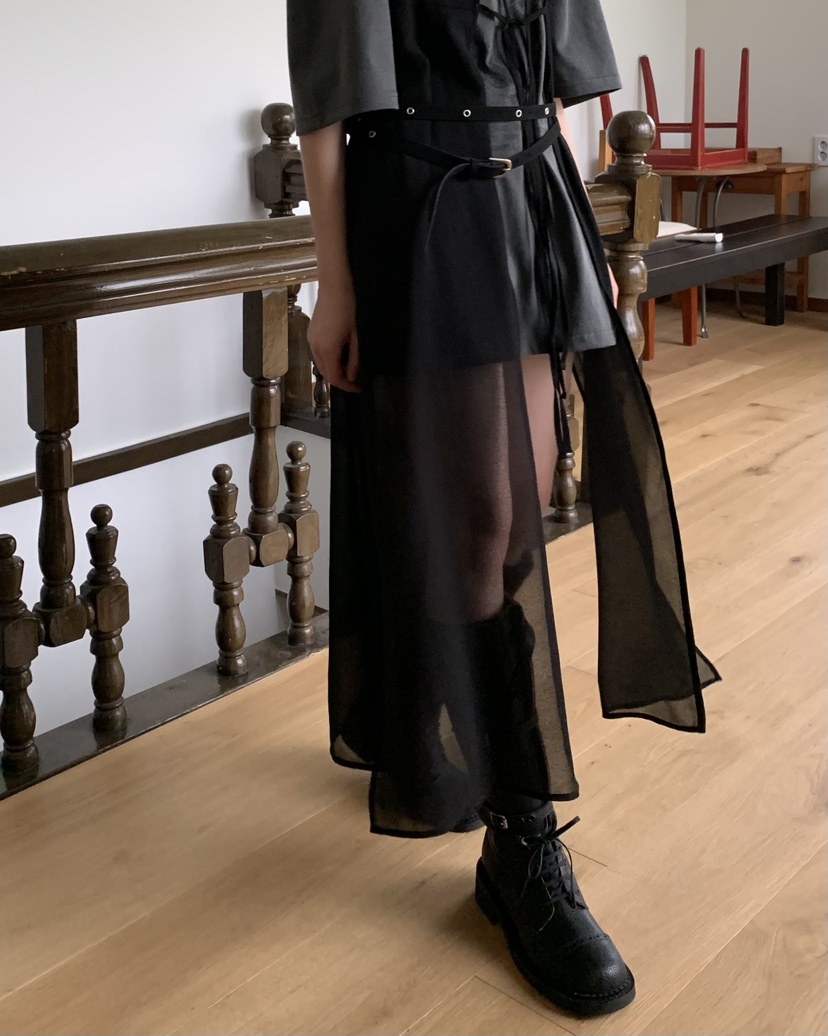 LOVE MOMENT直郵韓國代購女裝新款時尚24秋冬職業連衣裙VEGETABLE連衣裙