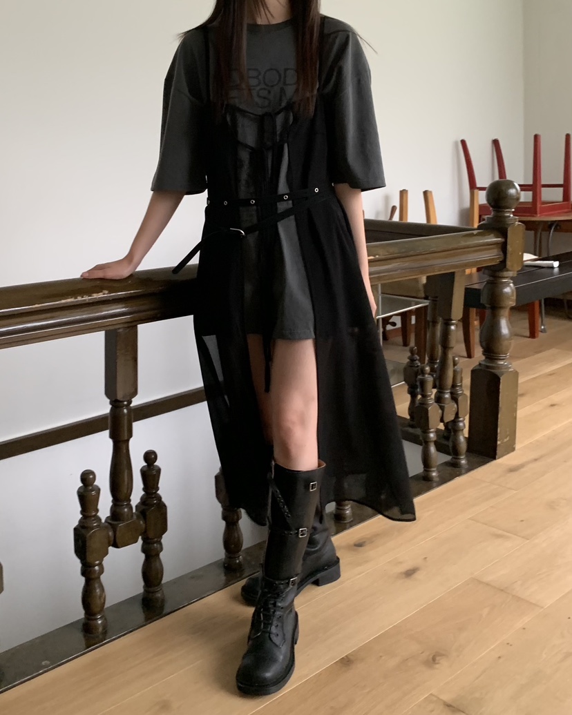 LOVE MOMENT直郵韓國代購女裝新款時尚24秋冬職業連衣裙VEGETABLE連衣裙