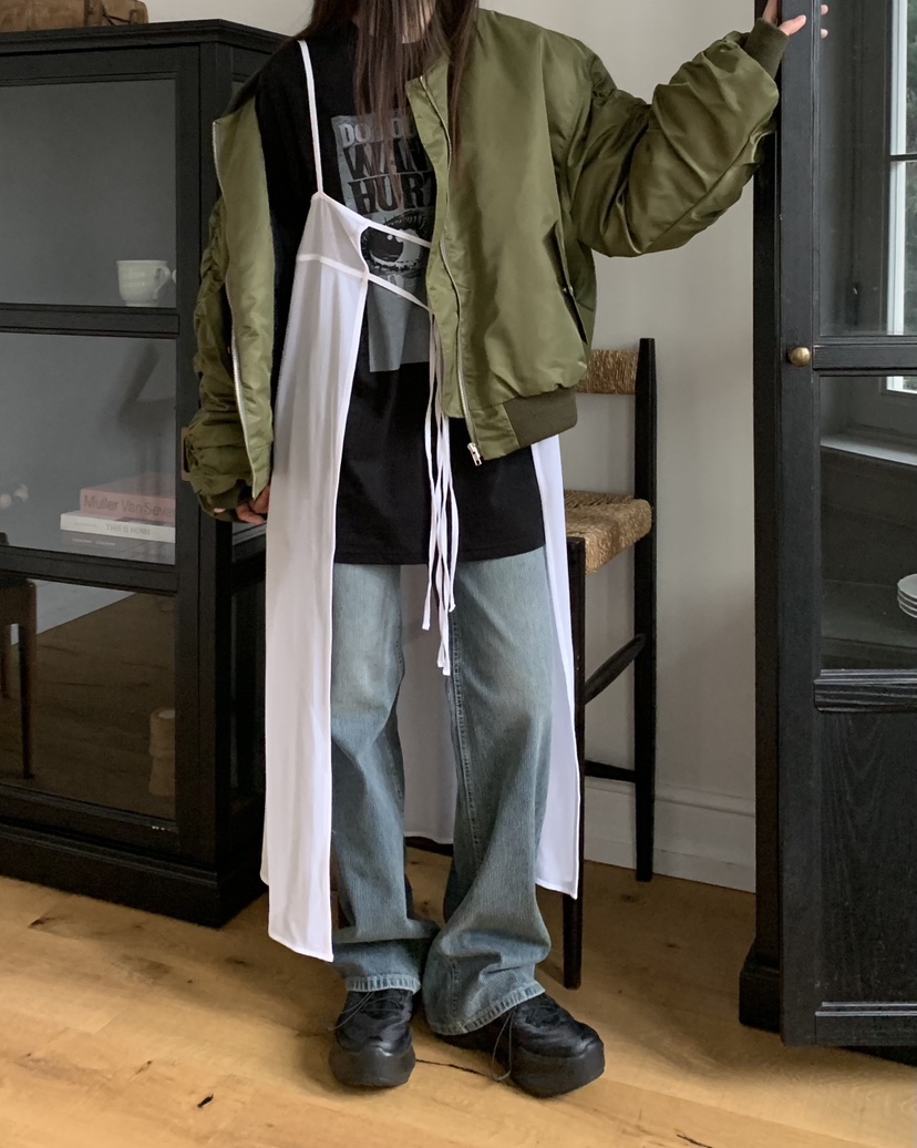 LOVE MOMENT直郵韓國代購女裝新款時尚24秋冬職業連衣裙VEGETABLE連衣裙