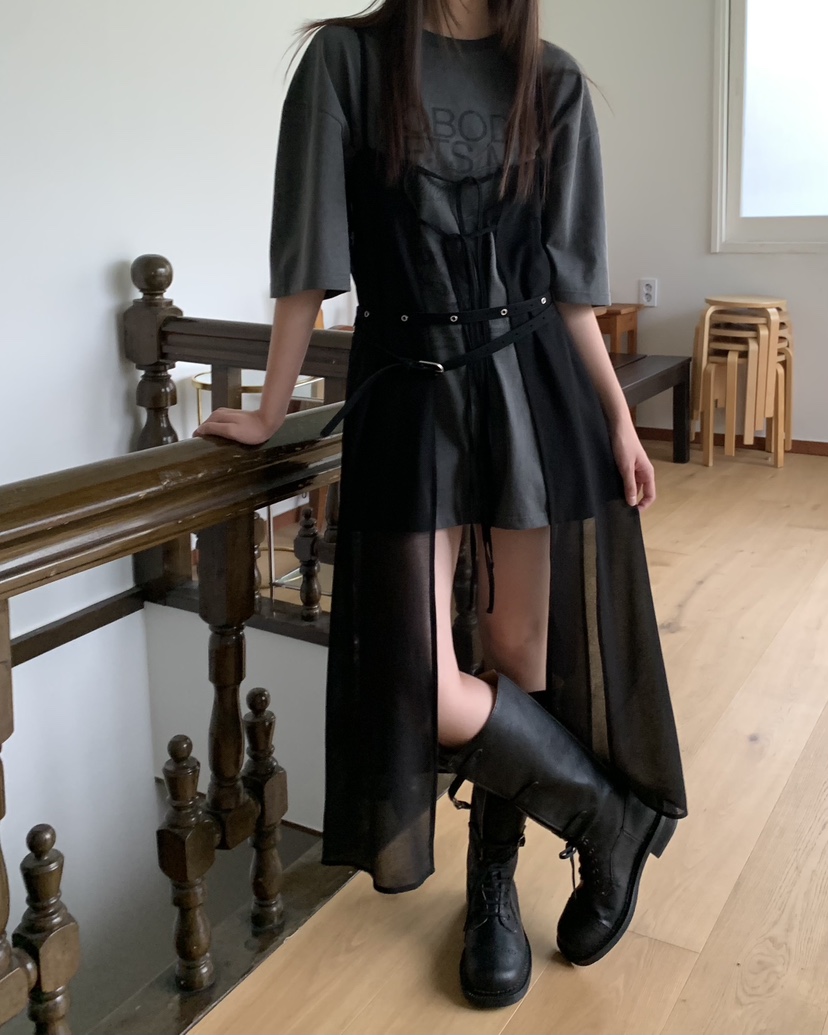 LOVE MOMENT直郵韓國代購女裝新款時尚24秋冬職業連衣裙VEGETABLE連衣裙