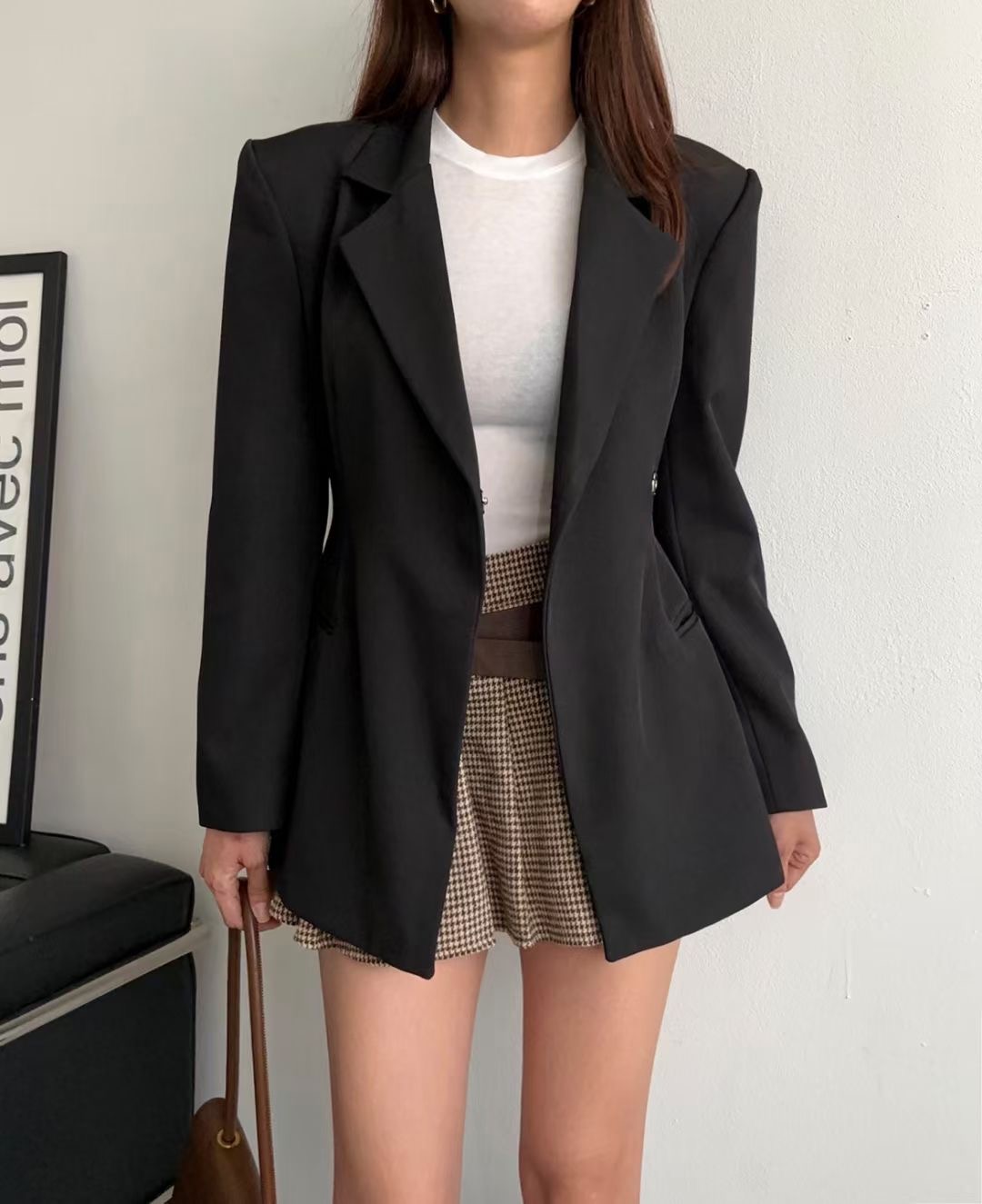 THEJUN直郵韓國代購女裝新品時尚職業休閑推薦真品人氣夾克THEJUN夾克