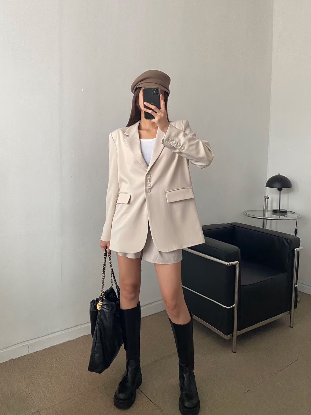 THEJUN韓國直郵女裝新款24秋冬職業休閑時尚人氣熱賣夾克THEJUN夾克