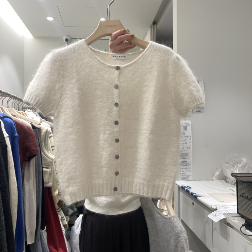 THE REST/UNNOEUD韓國直郵女裝新品推薦24秋冬針織衫羊駝THE REST/UNNOEUD針織衫圖色4