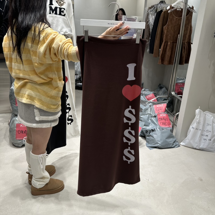 KiKi韓國直郵東大門實拍女裝新品時尚人氣熱賣24秋冬長裙KIKI長裙圖色3