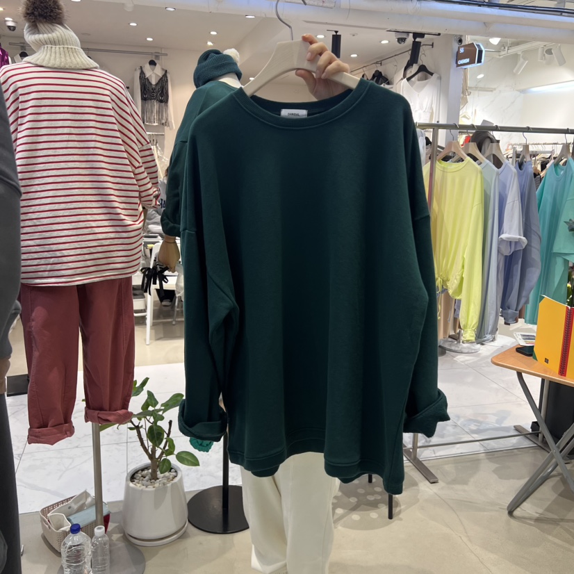 DANBAL韓國直郵女裝新品24秋冬時尚職業休閑熱賣推薦長袖T恤DANBAL長袖T恤